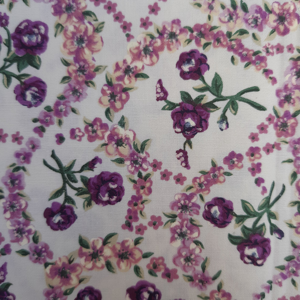 masque protection coton elastique 2 plis fabrication artisanale france renaissance liberty fleurs violet